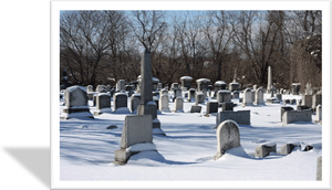 winter cemetery